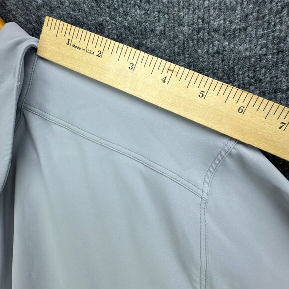 KUHL Shirt Mens Medium Gray Button Up Stretch Quick Dry Performance Outdoor Hike - Picture 14 of 16